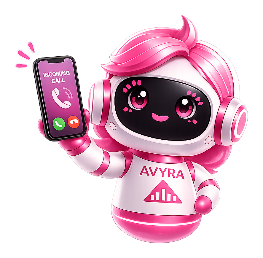 Avyra answering an incoming call